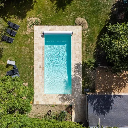 Manoir De Rousse 320 M2 En Campagne Piscine Wifi Jardins Deneze-sous-Doue